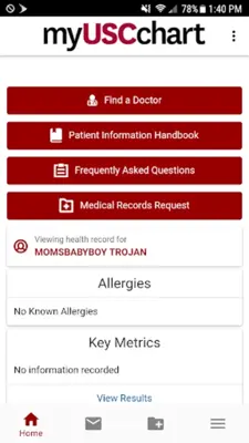 myUSCchart android App screenshot 5